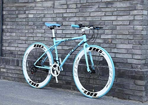 Vélos de routes : MJY Bicyclette Vélos de route pour hommes 'S et femmes' S, vélos 24 vitesses 26 pouces, adultes seulement, cadre en acier à haute teneur en carbone, course de vélos sur route, frein à double disque à