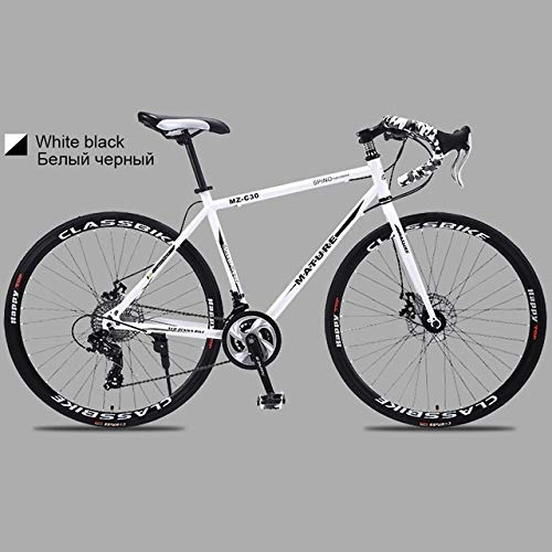 Vélos de routes : NoBrand LS 700C en Alliage d'aluminium Route 21 27and30speed Vélo Route à Deux disques de Sable vélo de Route vélo Ultra-léger (Color : 27 Speed WB)