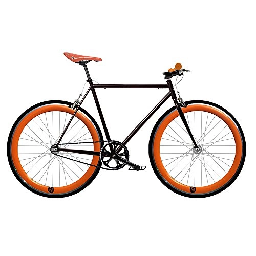 Vélos de routes : Vélo FIX 2 orange. Transmission à vitesse unique. Taille 56.