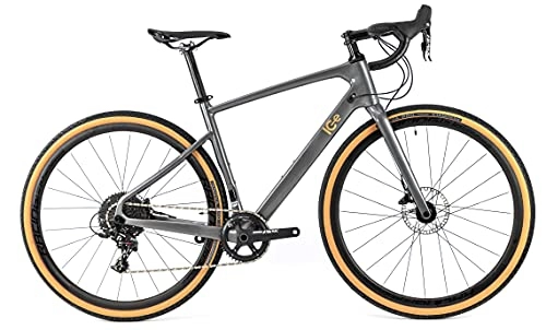 Vélos de routes : Vélo Ice GV10 carbone Apex 1 gris anthracite (54")