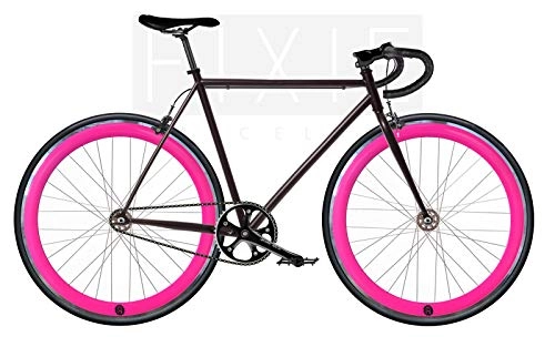 Vélos de routes : Vélo monomarche Single Speed Fixiebarcelona-Flashy-Talla 53 cm