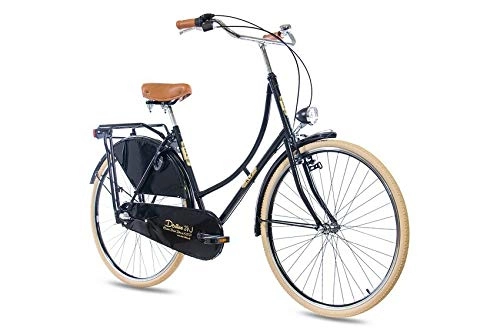 Vélos de villes : 28 "Vintage Holland Roue City de KCP deritus N3 avec 3 vitesses Shimano Nexus et la Démission Noir