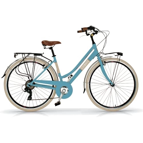 Vélos de villes : Airbici 605AL Vélo de Ville Femme (Bleu)