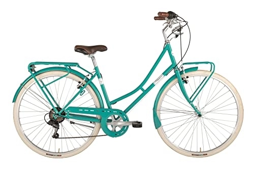 Vélos de villes : Alpina Vélo de Voyage pour Femme Turquoise 28