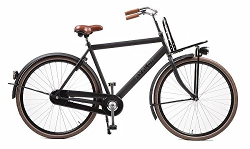 Vélos de villes : Avalon Transporter 28 Pouces 58 cm Homme Frein à rétropédalage Noir Mat