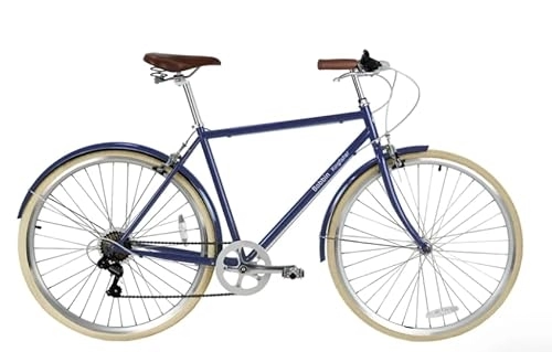 Vélos de villes : Bobbin Kingfisher Commuter Vélo adulte M / L Myrtille (avec pneus crème)