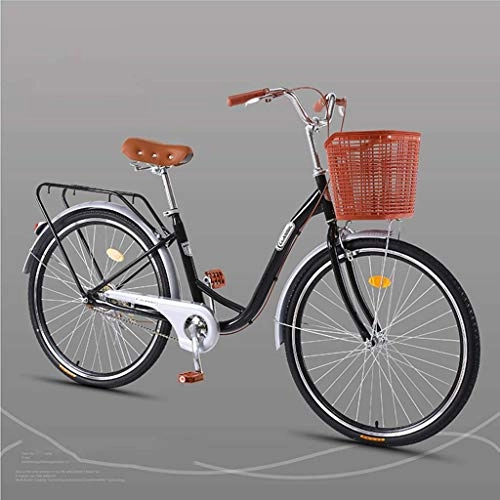 Vélos de villes : Bove 26 inch Dame Vélo De Ville Facile à Transporter Léger Vélo De Ville Adulte Adulte Vélo Unisexe-Mono-Vitesse-B