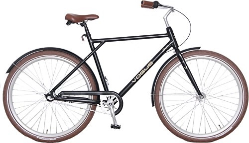 Vélos de villes : Bronx 28 pouces 56 cm Homme 3SP Frein à rétropédalage Noir mat