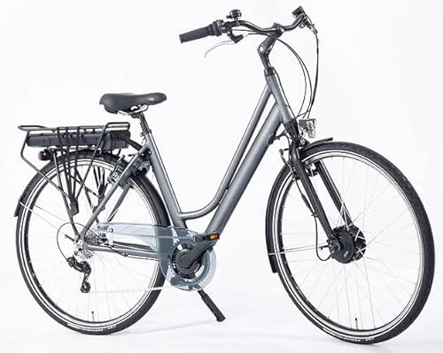 Vélos de villes : BTI E-Vibe S2 28 Pouces Femme 7V V-Brakes Gris Mat 51 cm