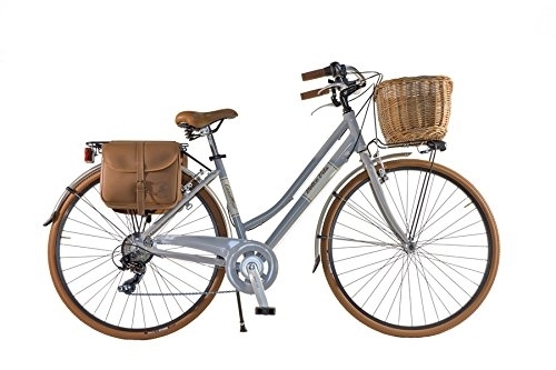 Vélos de villes : Canellini Via Veneto by vélo vélo vélo CTB Femme Vintage Retro Dolce Vita Aluminium Grey Gris (46)