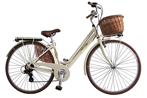 Vélos de villes : Casadei Vélo Vintage 28 Femme 6v aluh44 Creme