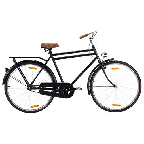 Vélos de villes : Casdl Vélo hollandais 28 pouces avec cadre de 57 cm pour homme.