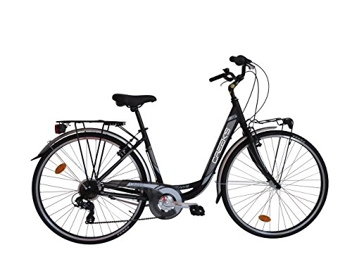 Vélos de villes : Creek's Bicycle CREEK'S Moon 28 Alu Taille 46 Noir Vélo Mixte Adulte