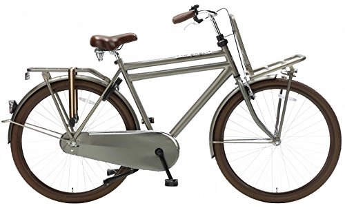 Vélos de villes : Daily Dutch Basic 28 pouces 50 cm Hommes Frein à rétropédalage Titanium
