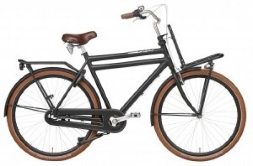 Vélos de villes : Daily Dutch Prestige de 28 pouces de 57 cm Homme 3 G Frein à rétropédalage Noir mat
