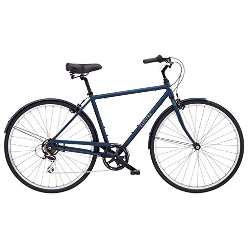 Vélos de villes : Electra Loft 7D Herren Fahrrad Stadt Rad Urban City Alu Retro 700C Klassisch, 54720, Farbe Blau - Matte Indigo, Größe L