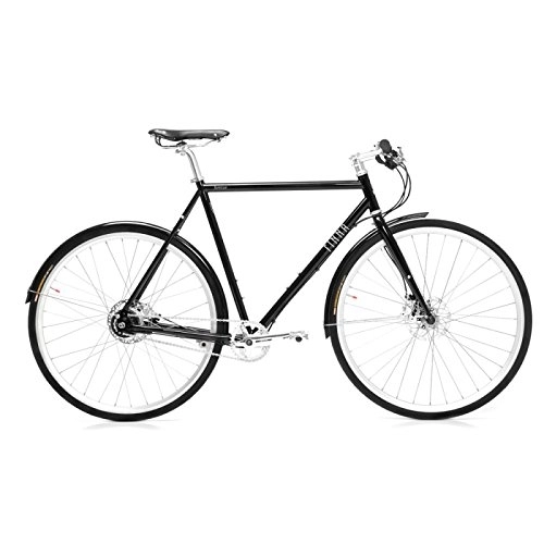Vélos de villes : Finna Cycles Avenue vélo Unisexe Adulte S Noir (Dark Black)