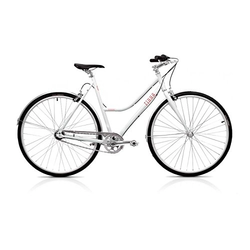 Vélos de villes : Finna Cycles Breeze vélo, Femme M Blanc (Blanc Perle)