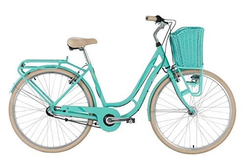 Vélos de villes : Genesis 4034767 Vélo Femme, Turquoise, Taille : 45