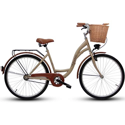 Vélos de villes : Goetze Eco Cappucino Vélo de ville 26" pour homme et femme