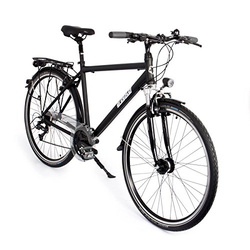Vélos de villes : Gregster GR-6671 Vélo de Ville en Aluminium homologué STVZO, Noir, 28", Homme, GR-6664, Schwarz, 28