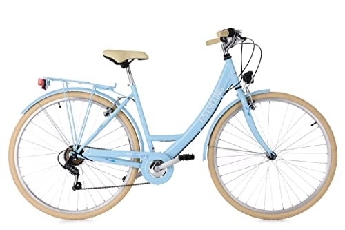 Vélos de villes : KS Cycling Vélo de Ville Dame 26'' Toscana 6 Vitesses Bleu Clair TC 41 cm