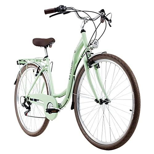 Vélos de villes : KS Cycling Vélo pour Femme Casino 28'' -Vert-RH 48 cm, 28 Zoll