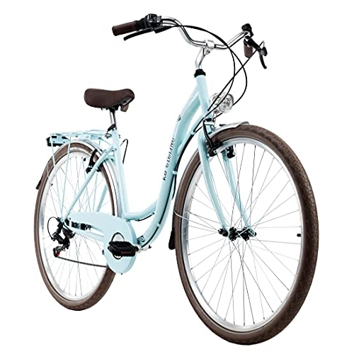 Vélos de villes : KS Cycling Vélo pour Femme Casino Bleu RH 48 cm, 28 Zoll