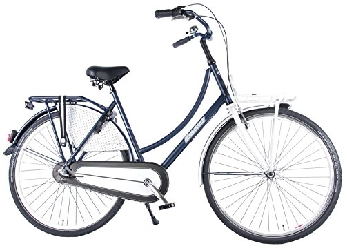 Vélos de villes : Kubbinga Femme Salutoni Urban Transport Shimano Nexus 3 Vitesses vélo Taille Unique Matt Black White