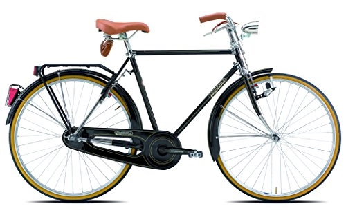 Vélos de villes : Legnano Ciclo 100 Urban, vélo vintage homme, Homme, 4L100N, Noir , 50