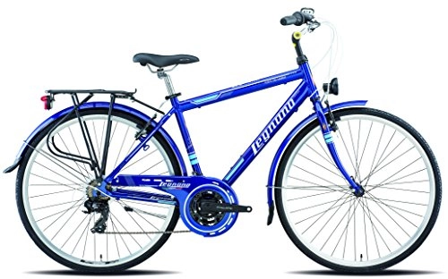 Vélos de villes : Legnano Cycle 430 F Te dei Marmi Vélo de ville pour homme, Homme, 5L430, bleu, 48