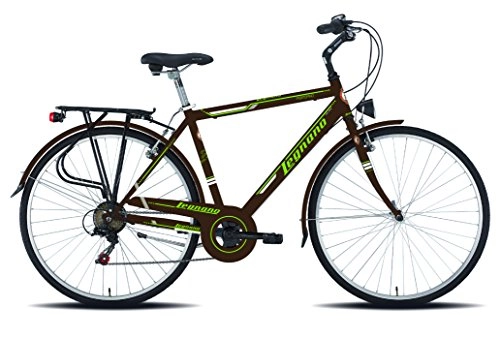Vélos de villes : Legnano Cycle 480 Portofino Vélo de ville pour homme, Homme, 5L480M56, marron, 56