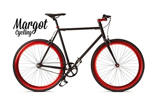 Vélos de villes : Margot Toro Loco 58 – Single Speed Fixie Vélo urbain