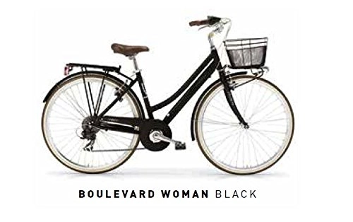 Vélos de villes : MBM B ou u l et V à R D 836d / 18, vélo de Trekking Femme Taille Unique Nero A01
