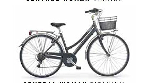 Vélos de villes : MBM C n t r à l, vélo de Trekking Femme, Femme, 828D / 18, Nero A01, 28"