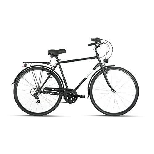 Vélos de villes : MYLAND City Bike Acier Dosso 28, 4 28" 7 V Noir Homme Taille L