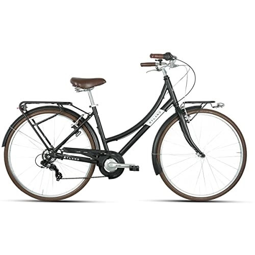 Vélos de villes : MYLAND City Bike Corso 28, 5 28" 7 V Femme Noir Taille M