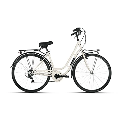 Vélos de villes : MYLAND City Bike DOSSO 28, 3 28" 7 V Femme Blanc Taille M
