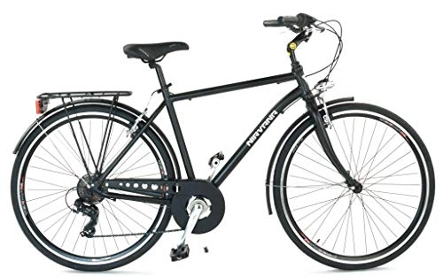 Vélos de villes : NiRVANA Vélo pour homme 28" Shimano 6 V Noir