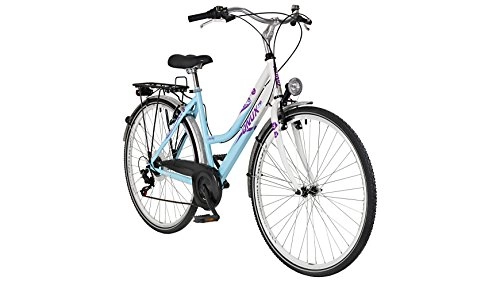 Vélos de villes : ONUX City Bike Femme Holiday, 26 / 28 ", 6 Vitesses, V de Freins 71, 12 cm (28 Pouces)