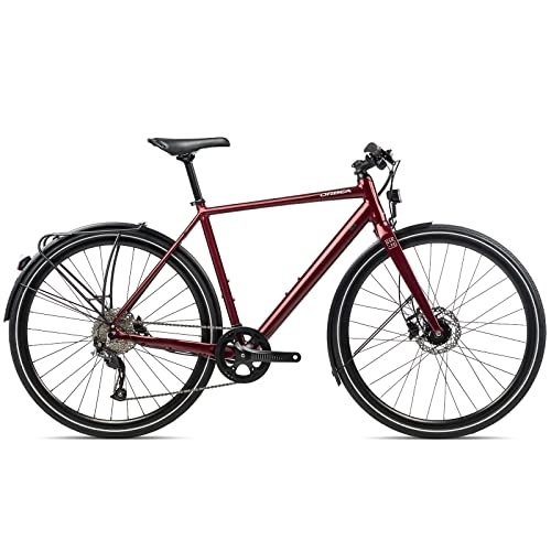 Vélos de villes : ORBEA Vélo unisexe Carpe 15M 9 vitesses 52, 5 cm 28" Rouge foncé Métallique M402