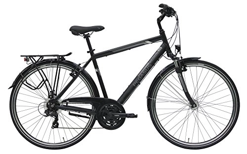 Vélos de villes : Pegasus, vélo de randonnée, Piazza 21 2018, noir, pour homme, 61 cm