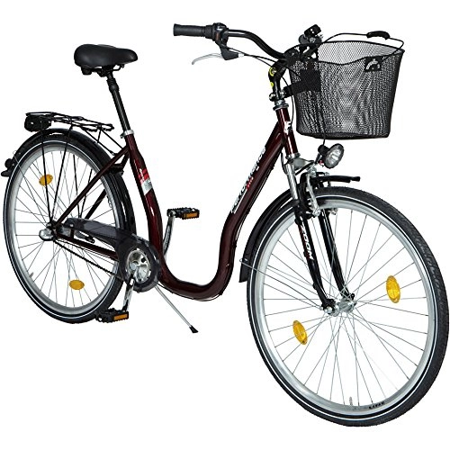 Vélos de villes : Performance City Bike tiefeinsteiger Sylt, 26 / 28 Pouces, 3 Vitesses, Frein à rétropédalage 66, 04 cm (26 ")