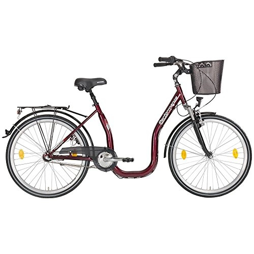 Vélos de villes : Performance City Bike tiefeinsteiger Sylt, 26 / 28 Pouces, 3 Vitesses, Frein à rétropédalage 71, 12 cm (28 Pouces)