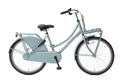 Vélos de villes : POPAL Daily Dutch Basic 24 Pouces 42 cm Fille Frein à rétropédalage Saumon