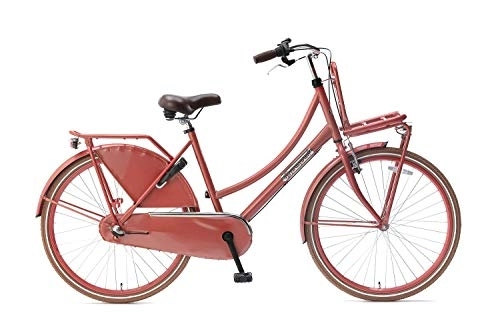 Vélos de villes : POPAL Daily Dutch Basic+ 26 Pouces 46 cm Fille 3SP Frein à rétropédalage Rouge