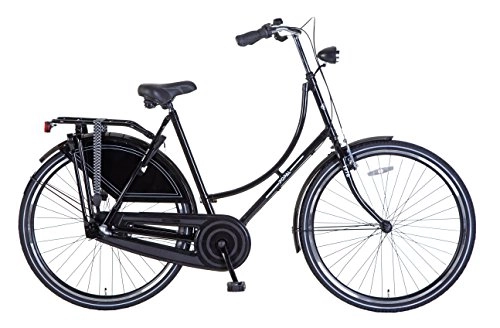 Vélos de villes : POPAL Femme Omafiets N3 Vélo, Noir, Medium