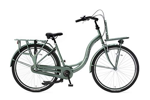 Vélos de villes : POPAL Mare 28 Pouces 53 cm Femme 3SP Rollerbrakes Vert