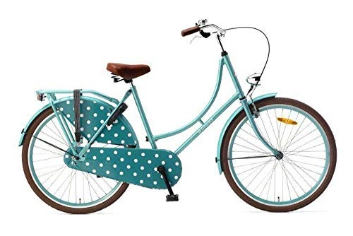 Vélos de villes : Popal Omafiets OM26 Vélo hollandais pour femme 66 cm (26"), Femme, bleu