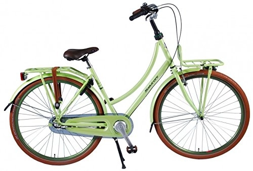 Vélos de villes : Salutoni Excellent 28 Pouces 56 cm Femme 3SP Frein à rétropédalage Lime